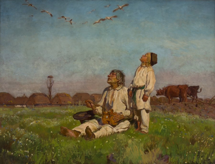 Bociany, 1900 olej na płótnie Muzeum Narodowe w Warszawie